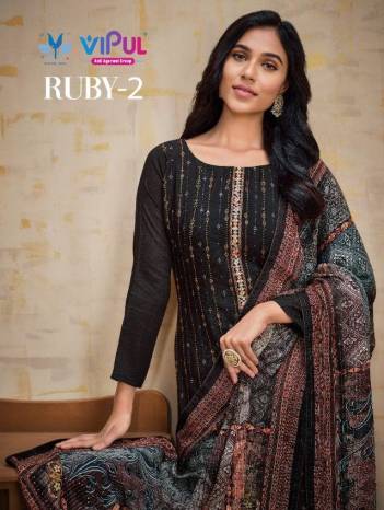 Ruby Vol 2 By Vipul Designer Swarovski Salwar Kameez Collection